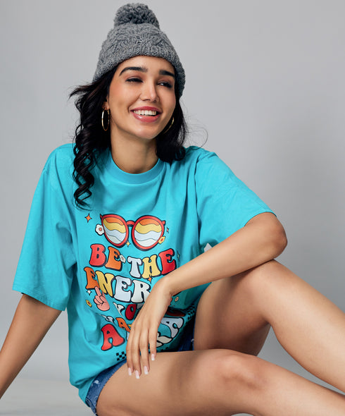 Oversize Mint Blue Tshirt